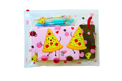 Pizza Time Büyük Şeffaf Çanta