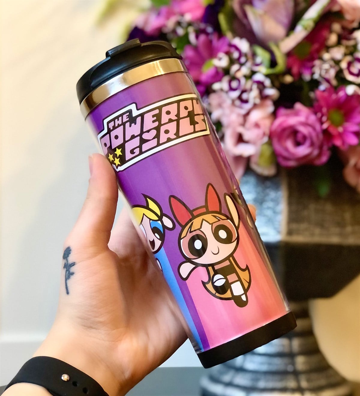 Powerpuff Girls Tasarımlı Termos BardakGiftmodaPowerpuff-Girls-Termos