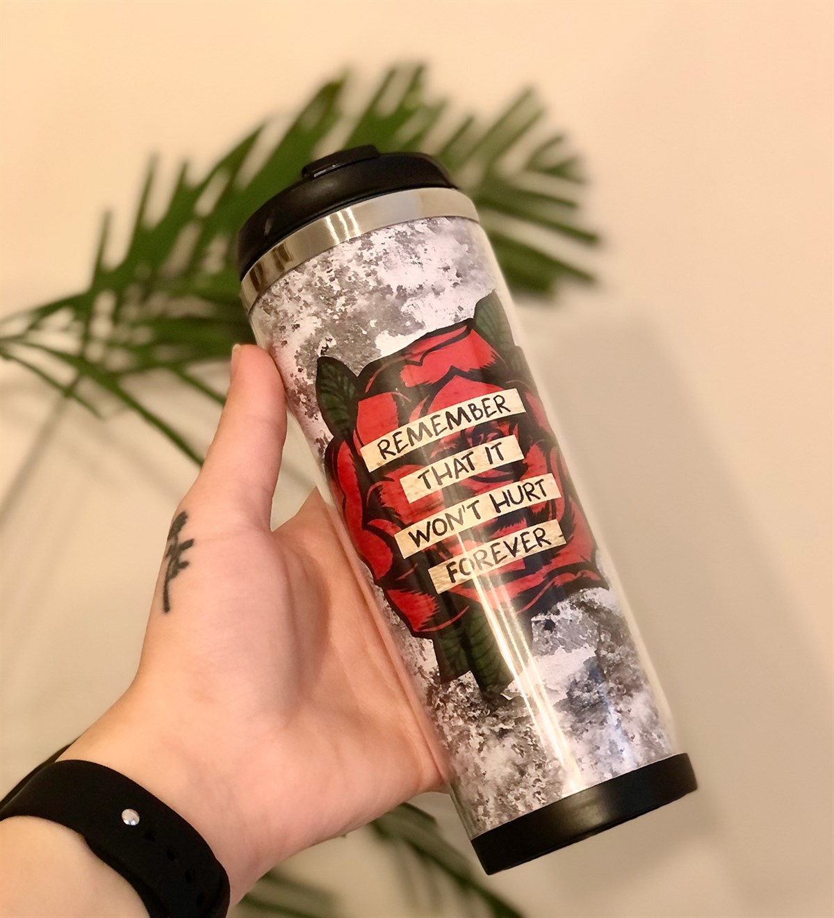 Remember That It Won't Hurt Forever Tasarımlı 400 Ml Mug BardakGiftmodaGmmg100018	