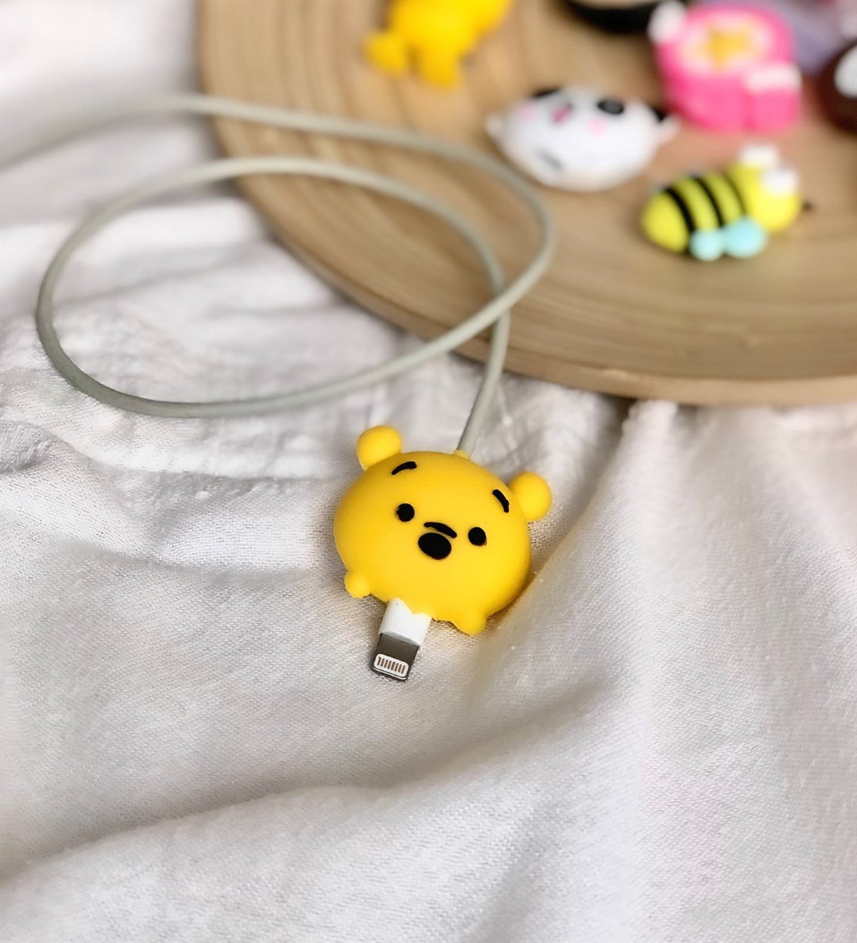 Sarı Ayıcık Kablo KoruyucuGiftmoda Gm-4073-Sarı-Ayıcık