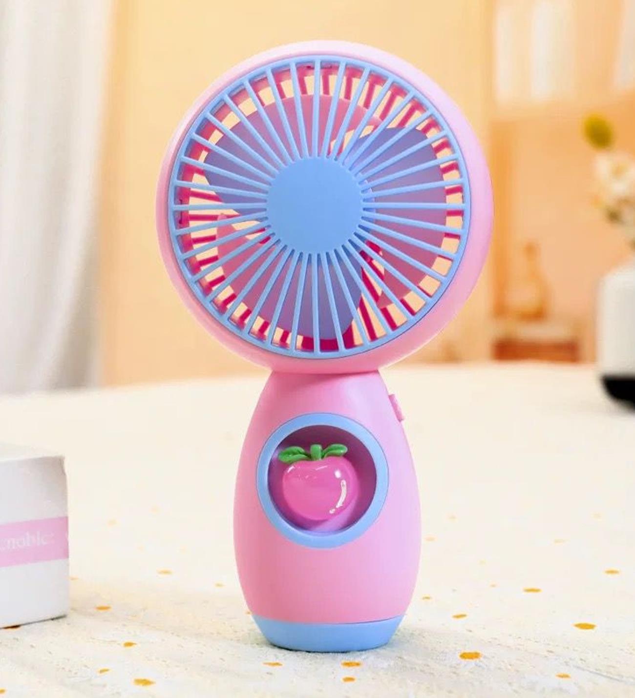 Tek Kademeli Renkli Mini Şarjlı El FanıgiftmodaLp-825	