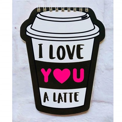 Şekilli Defter Latte