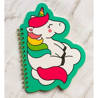 Şekilli Defter Unicorn