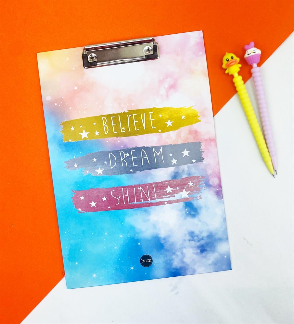 Believe Dream Shine Tasarımlı Sekreterlik	giftmodaBAM-234	