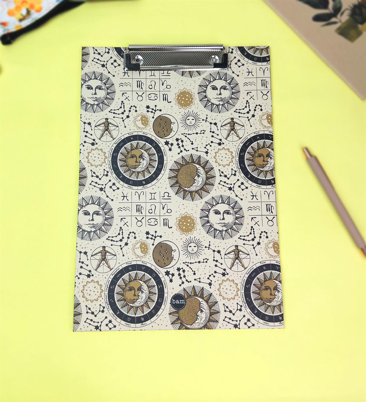 Ay Ve Güneş Tarot Tasarımlı SekreterlikgiftmodaBAM-1019-9