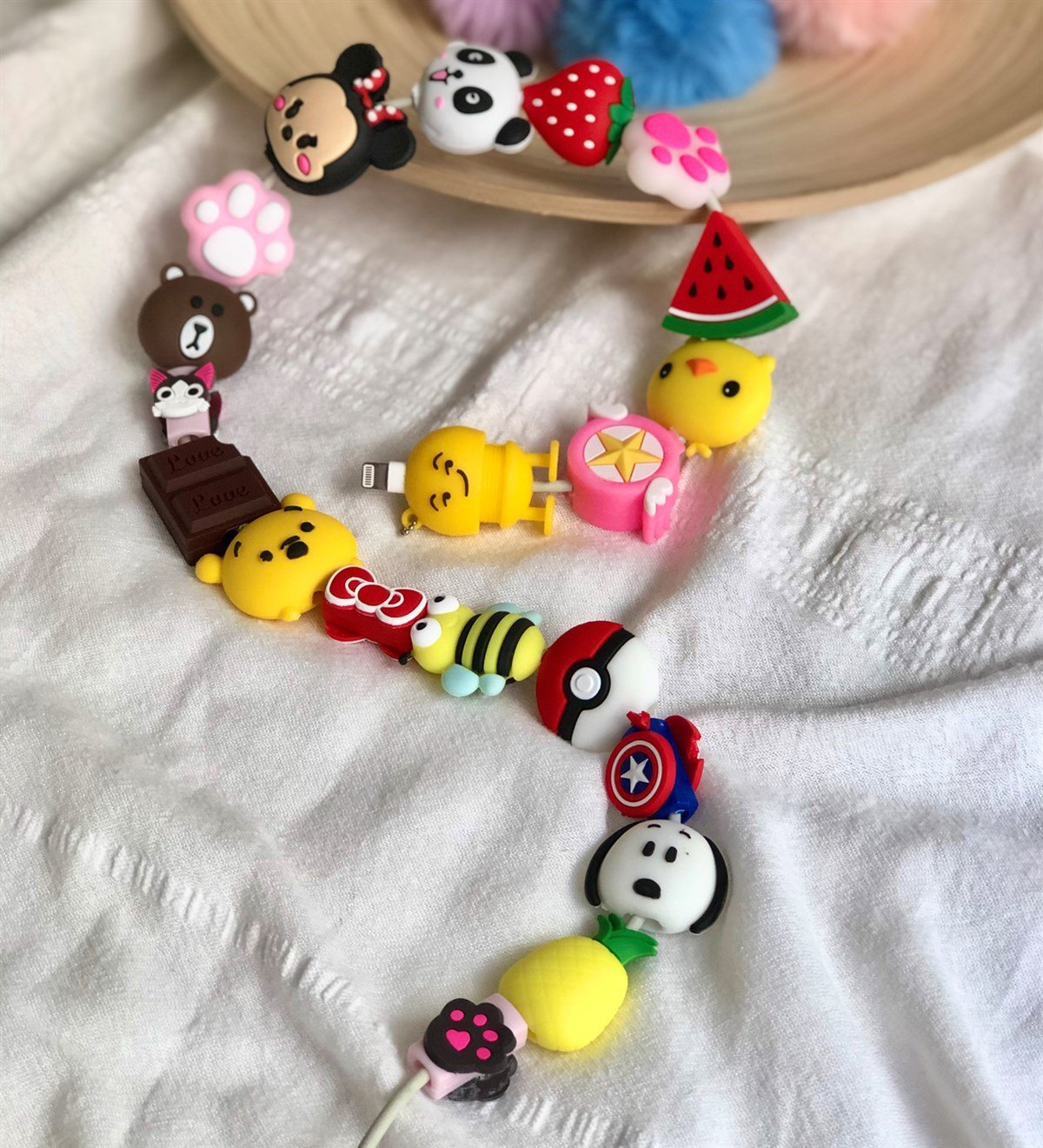 Sevimli Kablo koruyucularGiftmodaGm-4073-4074