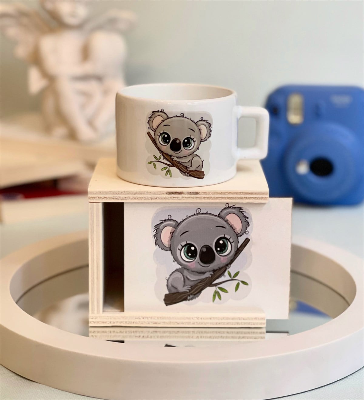 Sevimli Koala Tasarımlı Kutulu KupaGiftmodaGmkp100063