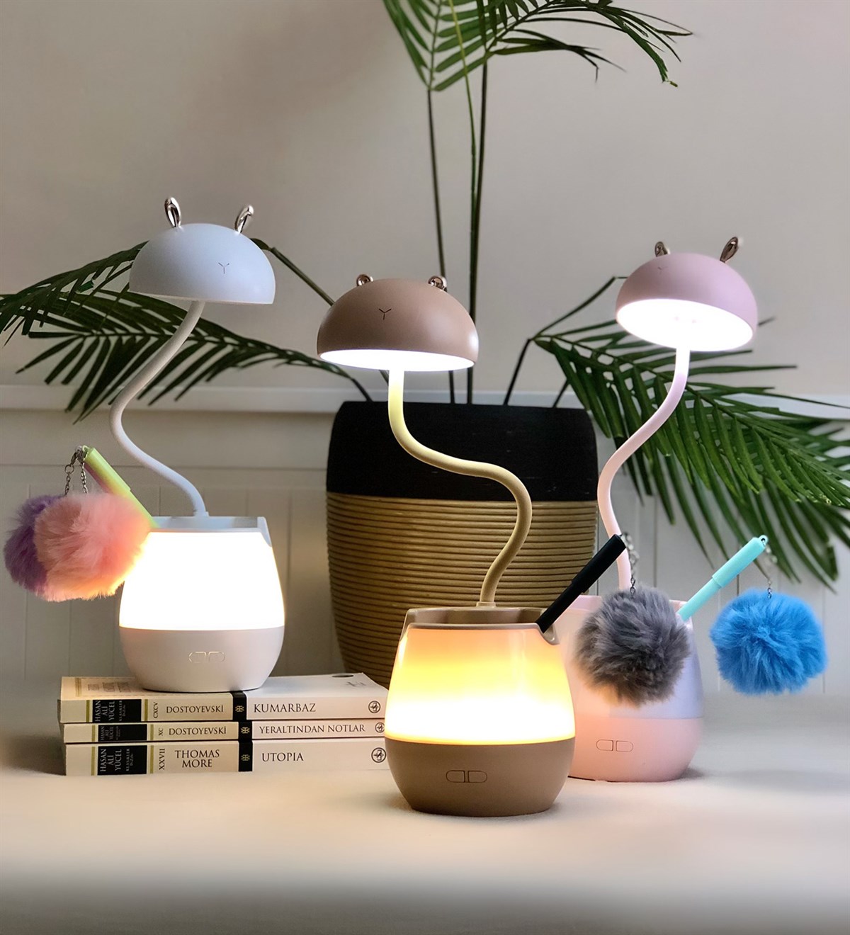 Sevimli Tavşan Masa LambasıGiftmodaGm-4078