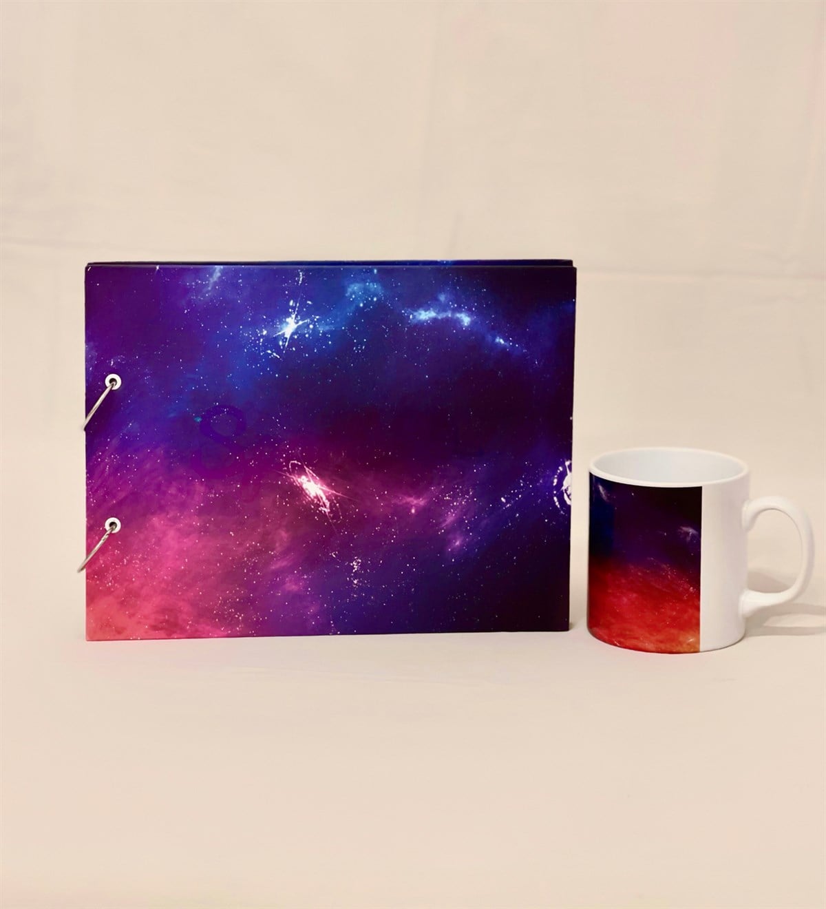 Space Tasarımlı Albüm Ve Kupa SetGiftmodaGmhs100143