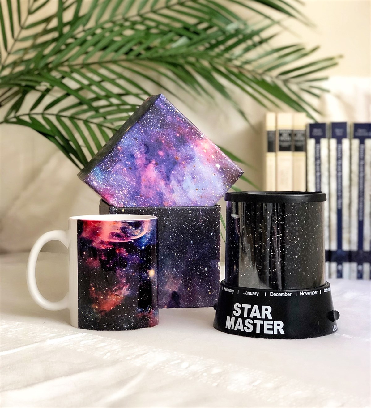 Starmaster Gece Lambası ve Hediye Kutulu Space Kupa Hediye SetiGiftmodastar-master-space-kupa
