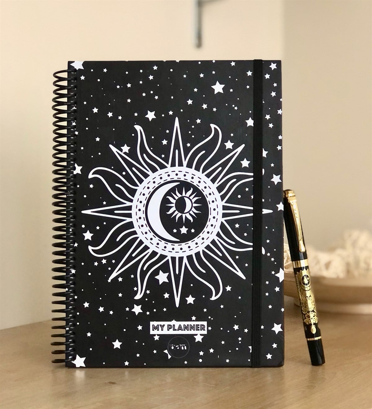 Tarot Tarihsiz Haftalık Planlayıcı Ve Altın Yaldızlı KalemGiftmodaGmp-017-Kalem-Besmele