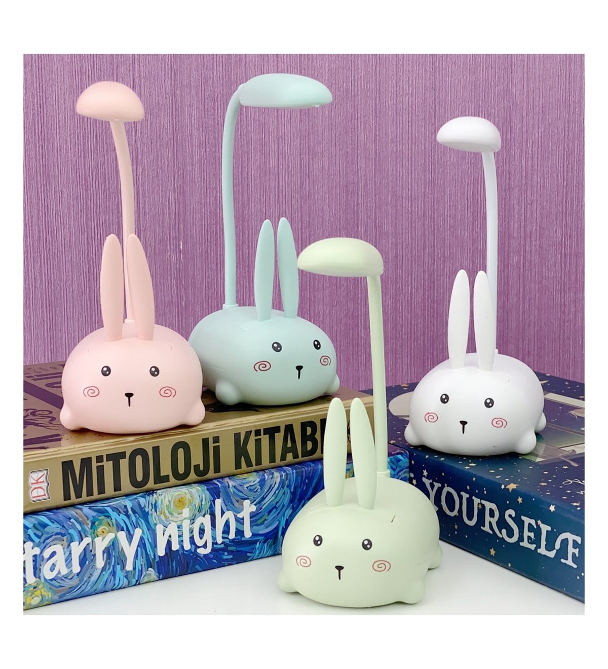 Tavşan Şarjlı Masa LambasıGiftmodaGM-4030