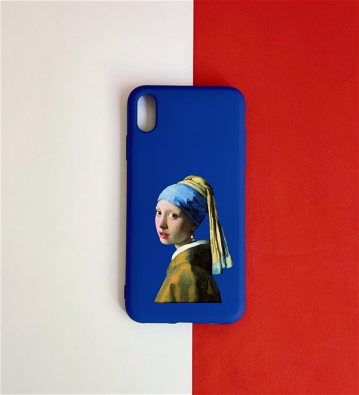 İnci Küpeli Kız Tasarımlı iPhone Xs KılıfgiftmodaGmklf100088