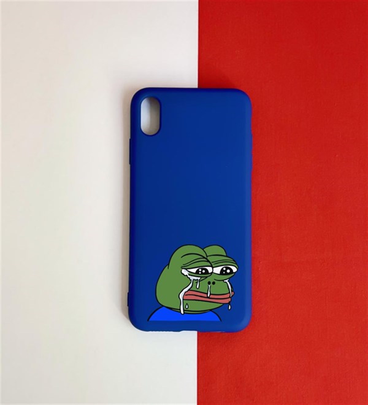 Kurbağa Pepe Tasarımlı iPhone X KılıfgiftmodaGmklf100070