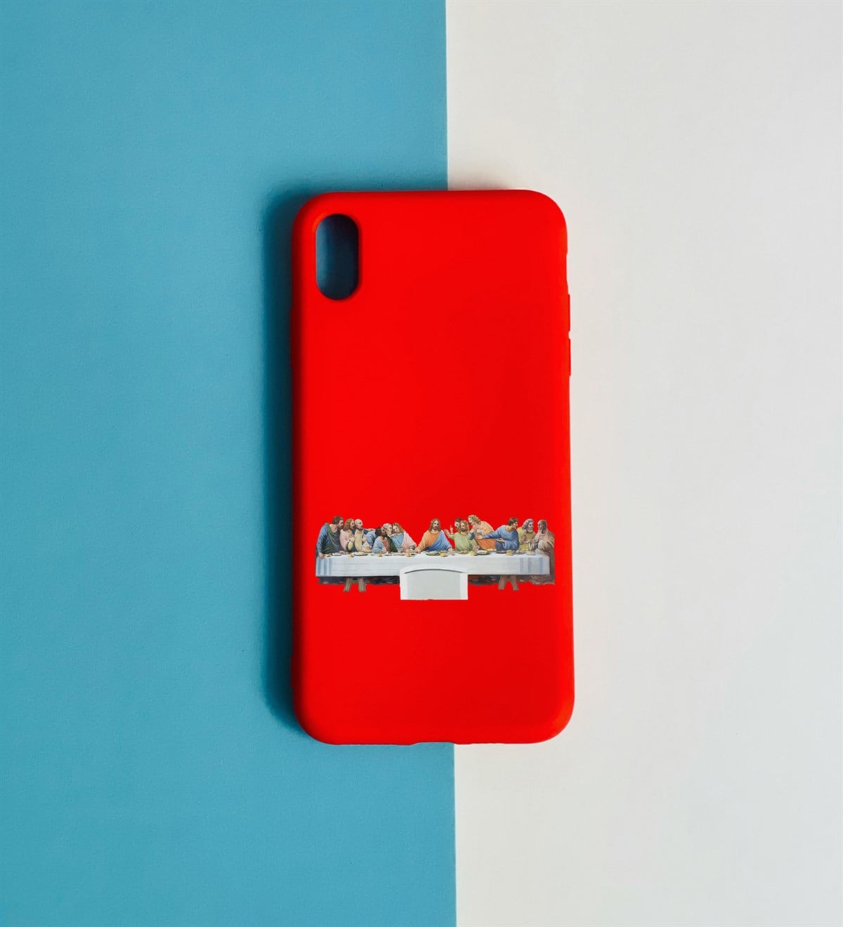 Son Akşam Yemeği Tasarımlı iPhone X KılıfgiftmodaGmklf100073