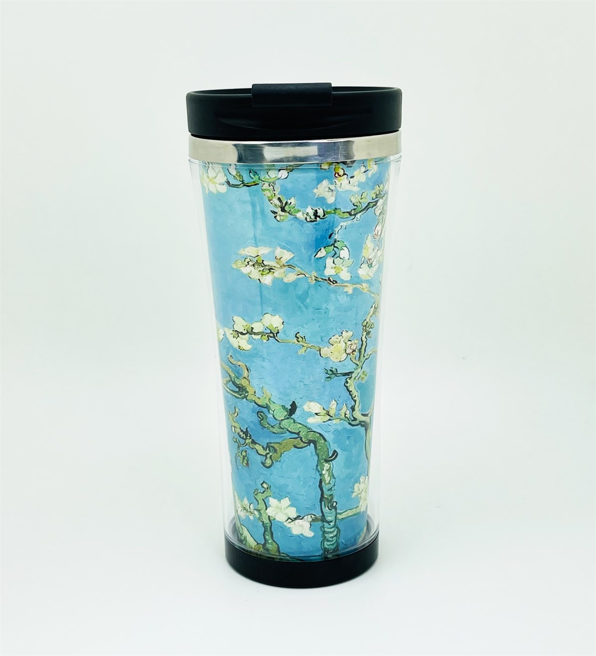 Badem Çiçeği Tasarımlı 400 Ml Termos Mug Bardak giftmodaGmmg100141