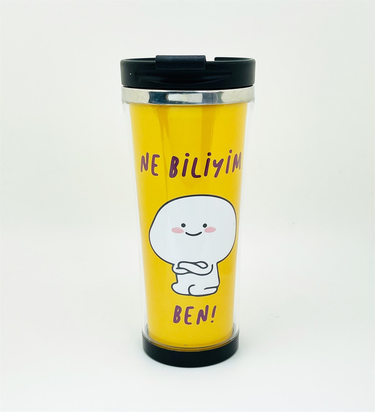 Ne Biliym Ben Tasarımlı 400 Ml Kağıt TermosgiftmodaGmmg100115