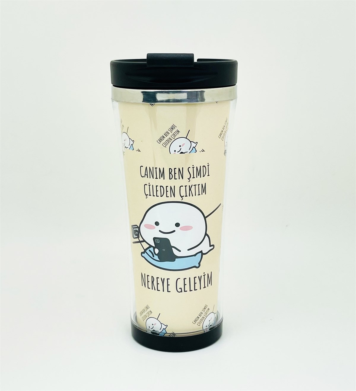 Canım Ben Şimdi Çileden Çıktım Tasarımlı 400 Ml Kağıt TermosgiftmodaGmmg100112