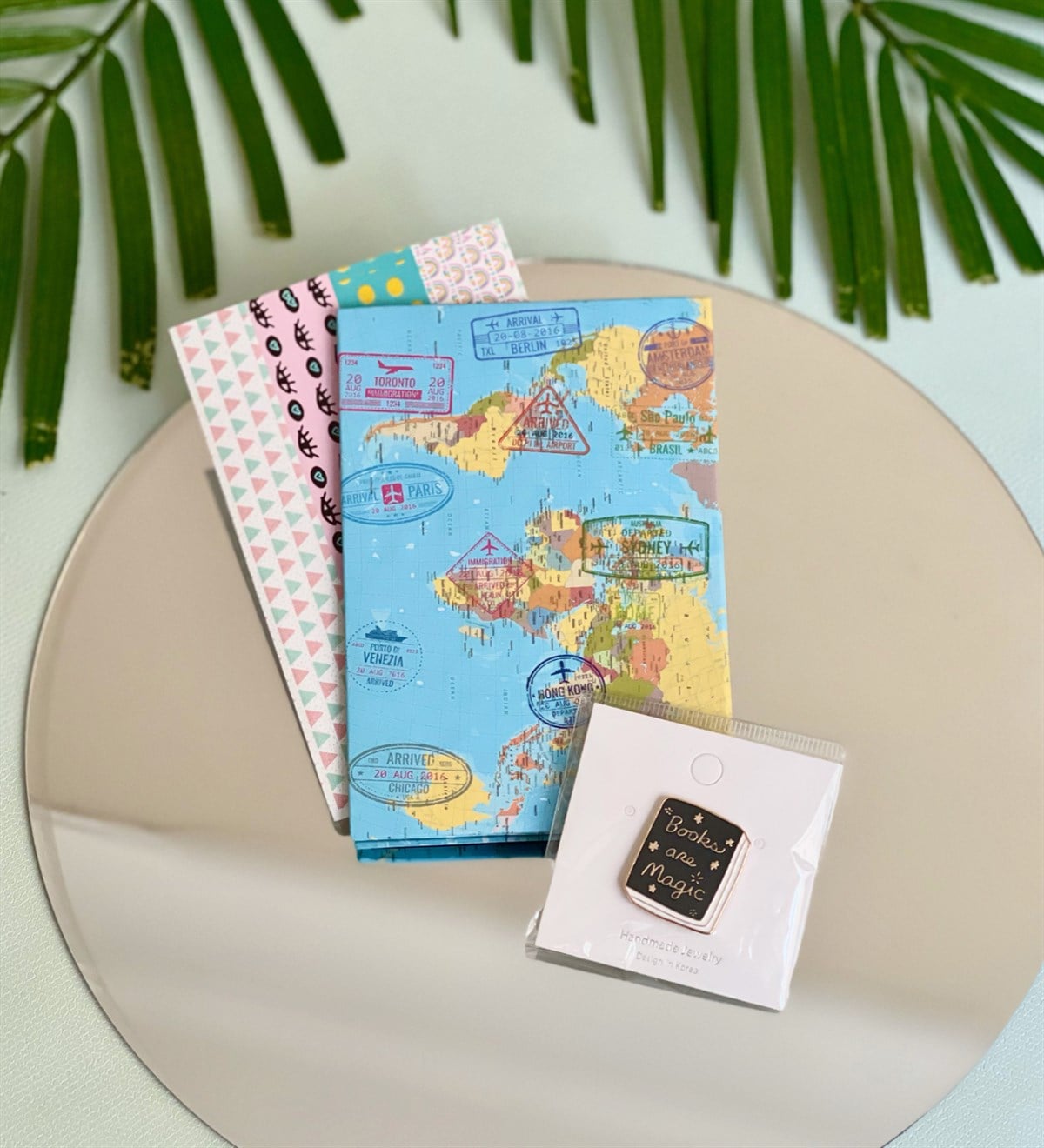 Travel Mini Albüm Ve Rozet SetGiftmodaGmhs100289