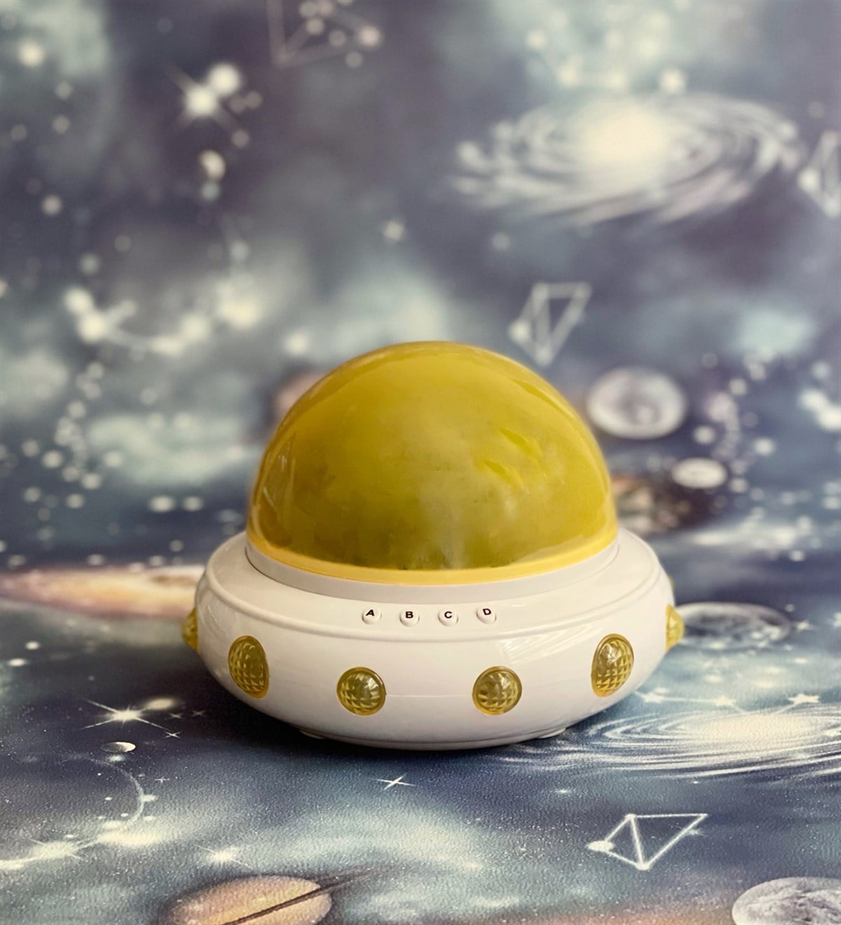 Ufo Müzikli Prejeksiyon LambaGiftmodaGm4136-Sari