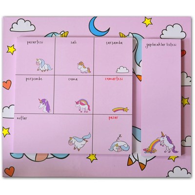 Unicorn Haftalık Masaüstü Planlayıcı HP01