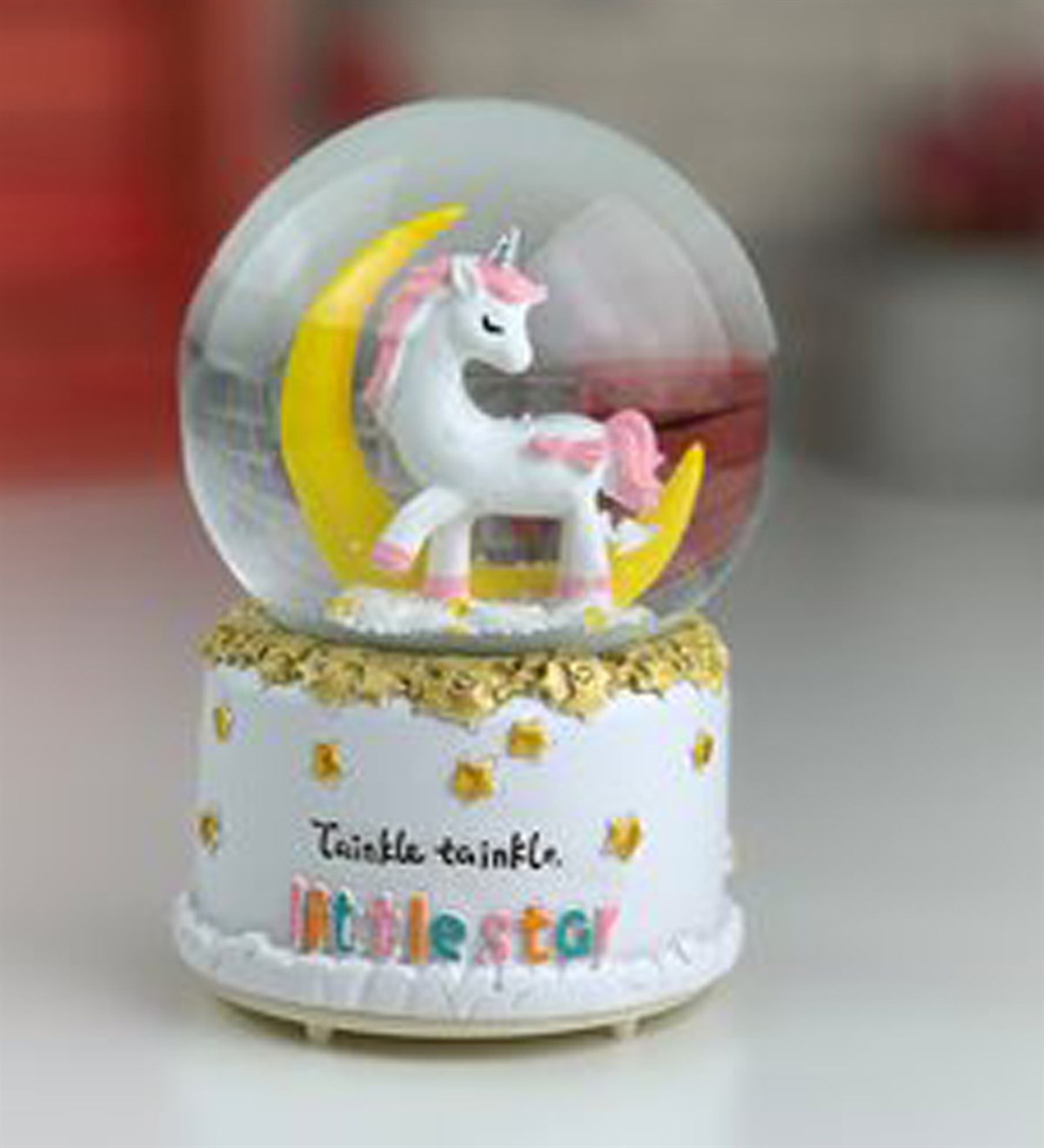 Unicorn Orta Boy Kar KüresiGiftmodaGM-1285-AY-