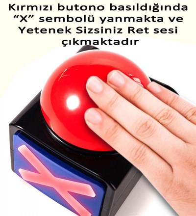 Yetenek Sizsiniz Red Butonu