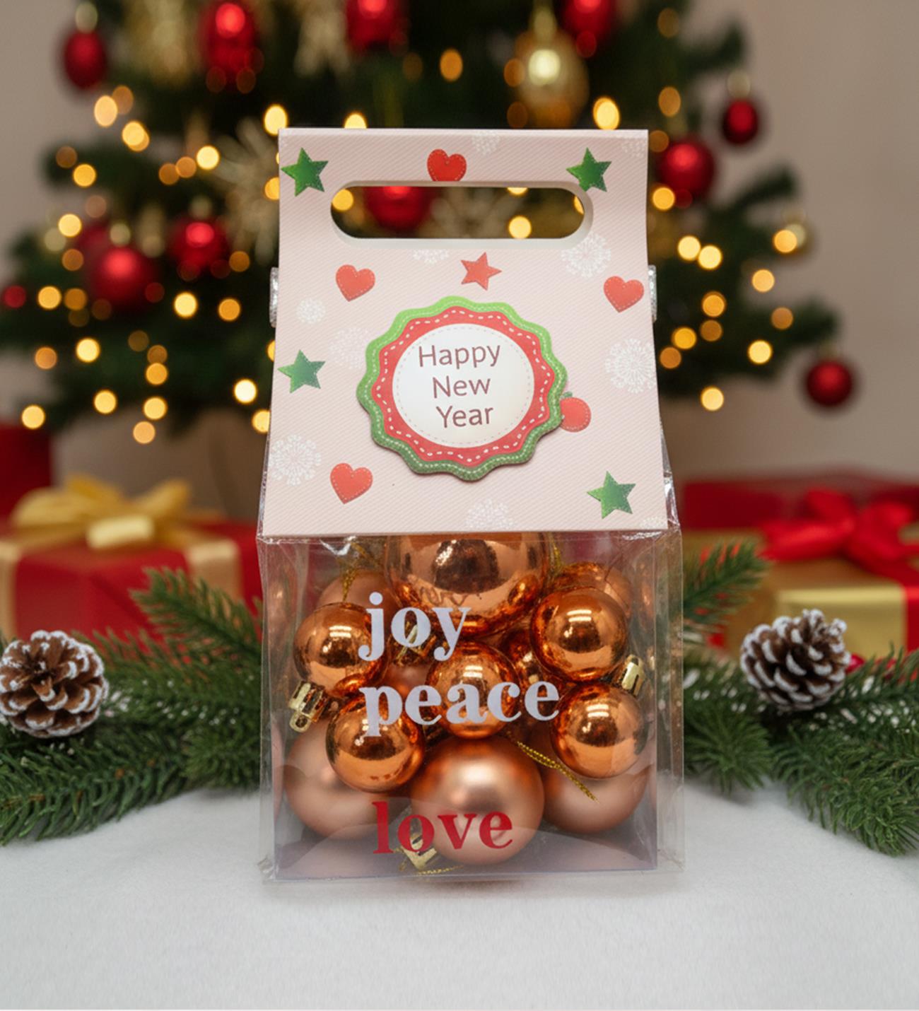 Yılbaşı Ağaç Süsü Seti – 20 Parça (3 Boyut, Hediye Kutulu)giftmodaBM-1758	