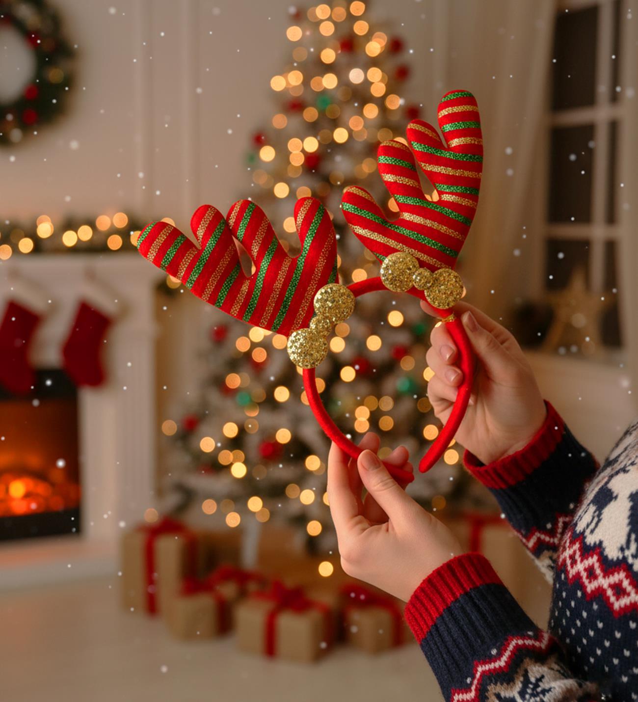 Yılbaşı Temalı Karışık Renk TaçgiftmodaBM-1737	