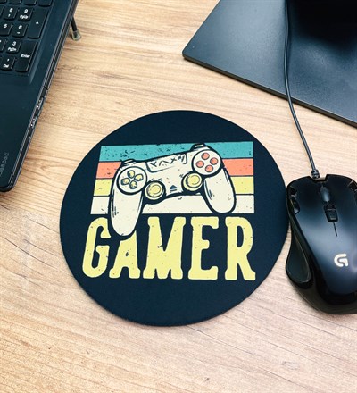 Gamer Tasarımlı Oval Mouse Pad	giftmodaGmms000005