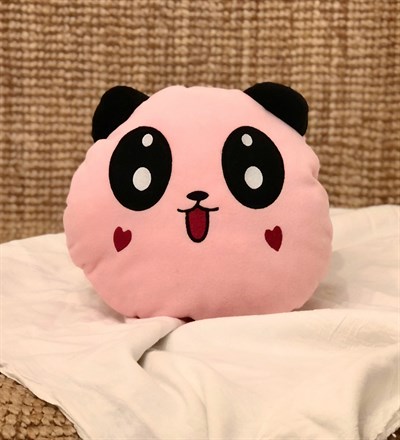 Pembe Peluş Panda Tasarımlı Yastık GiftmodaGmy100004
