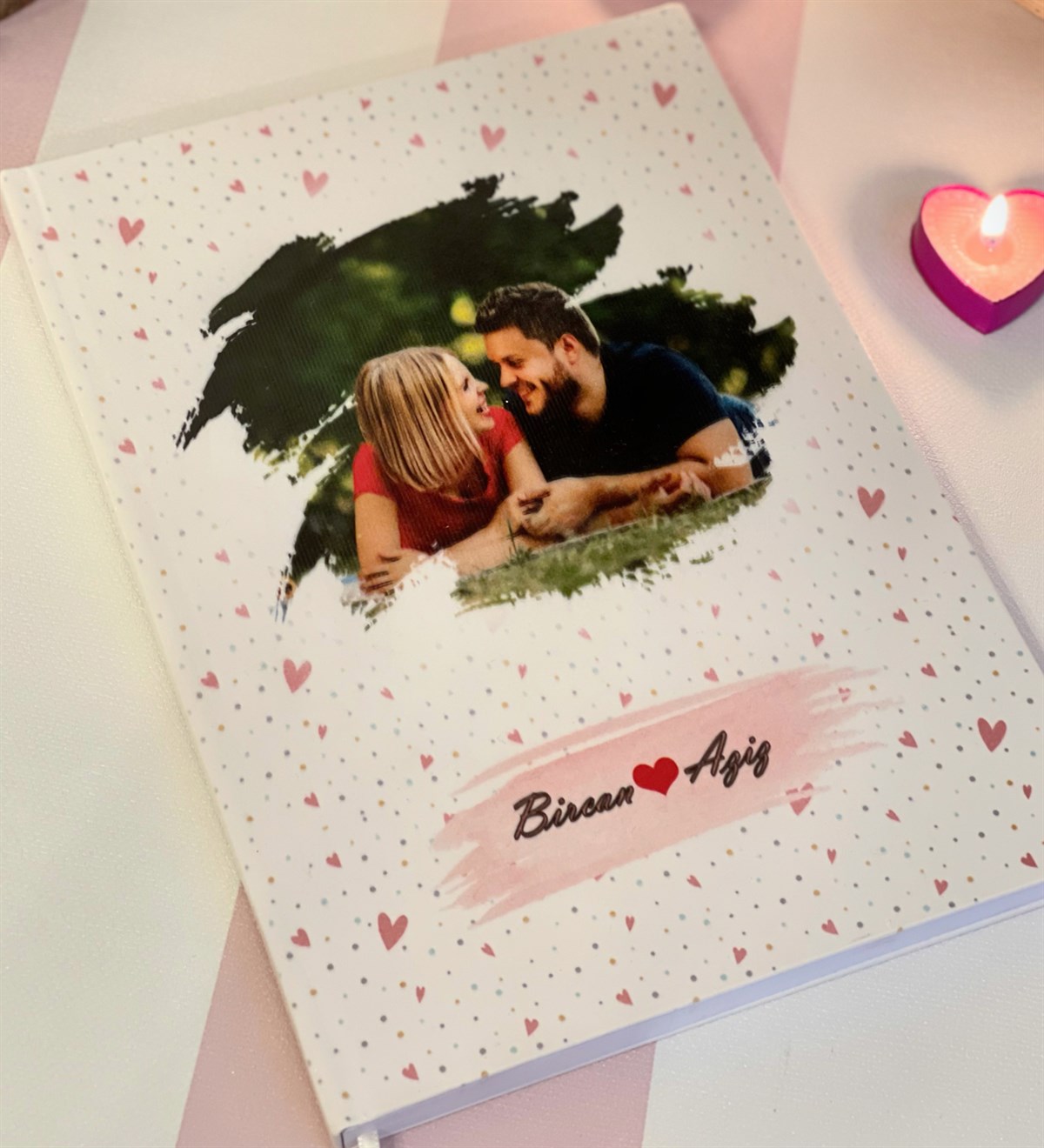  Kişiye Özel Aşk Tasarımlı Tarihsiz AjandaGiftmodaGmd100011
