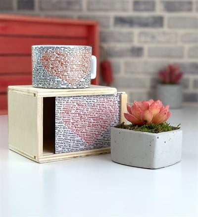 100 Dilde Seni Seviyorum Masa Üstü Hediye Seti