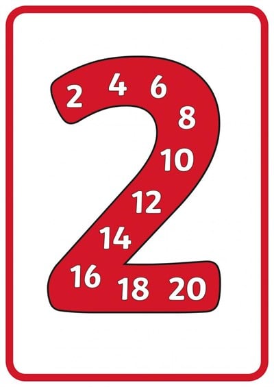 2 şer Ritmik Sayma Afiş