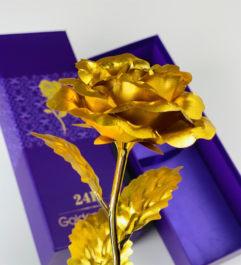 24 Ayar Altın Kaplama GülGiftmodaGM-1427