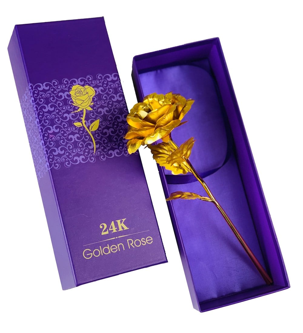 24 Ayar Altın Kaplama GülGiftmodaGM-1427