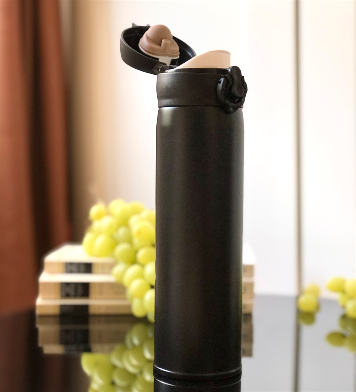 500 ML Siyah Çelik TermosGiftmodaGm-4056-N