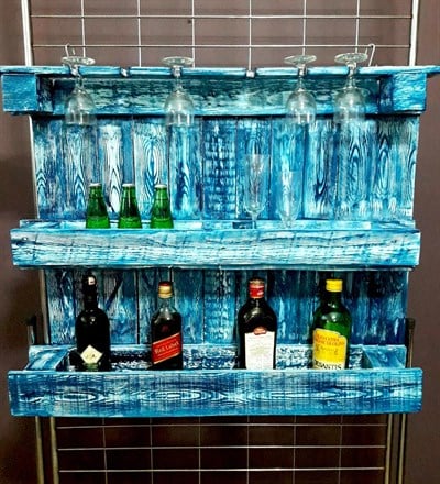 Ahşap El Yapımı Şaraplık