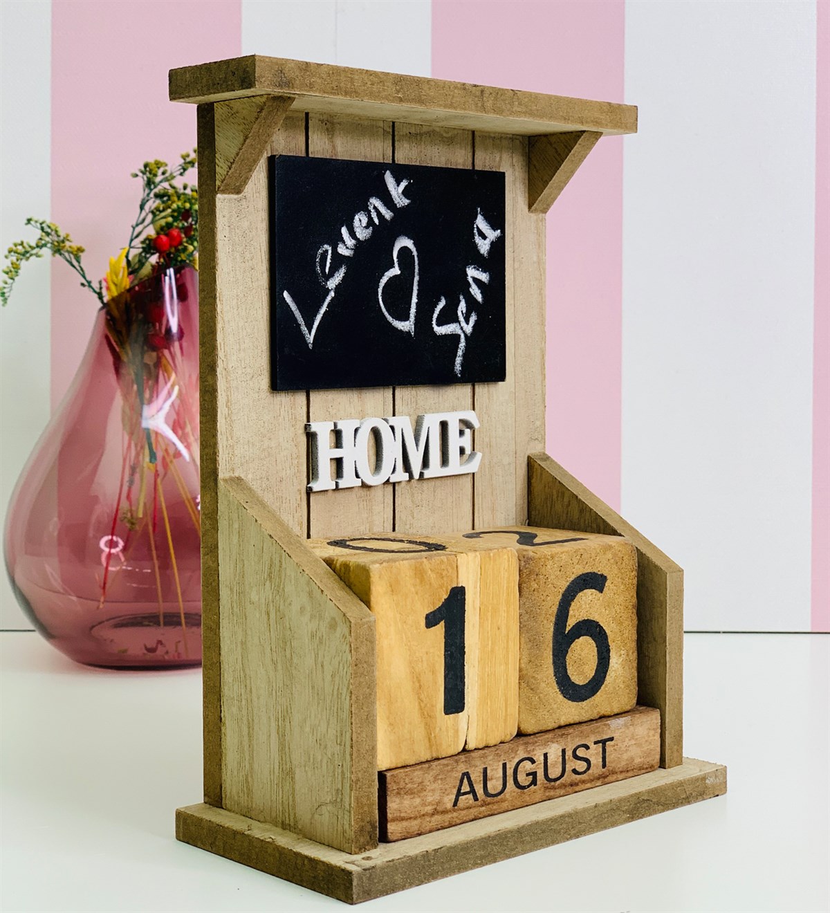 Ahşap Sonsuz TakvimGiftmodaGM-2497