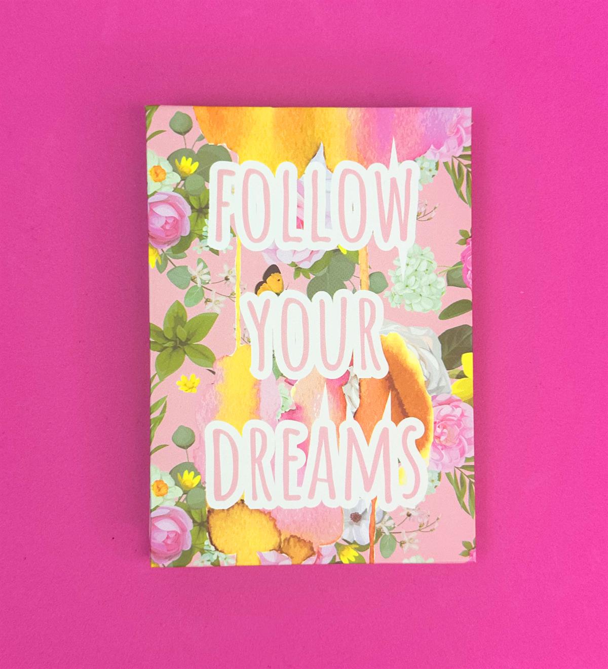 Renkli Follow Your Dreams Mini AlbümgiftmodaGmd100663