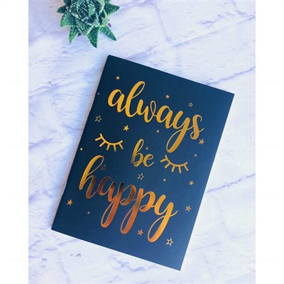 Altın Varaklı Defter Kirpik  D012