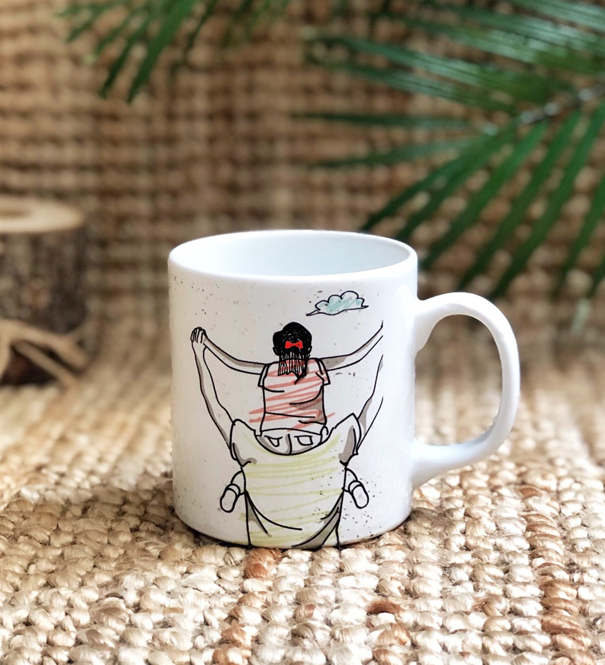 Baba Kız Tasaımlı KupaGiftmodaBaba-Kız-Kupa