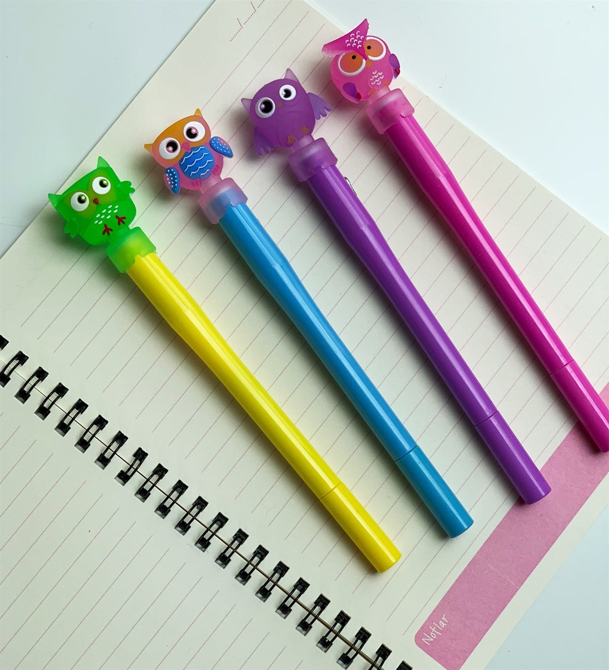 Baykuş Işıklı Jel KalemGiftmodaGM-2013