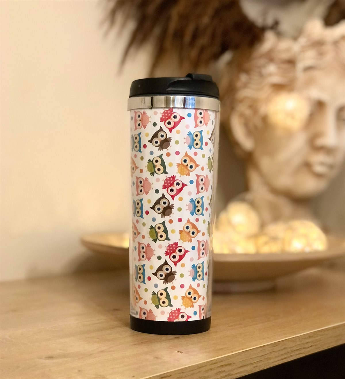 Baykuş Tasarımlı 400 Ml Mug Bardak	GiftmodaGmmg100068	