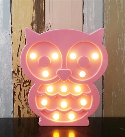 Baykuş Tasarımlı Masa Lambası