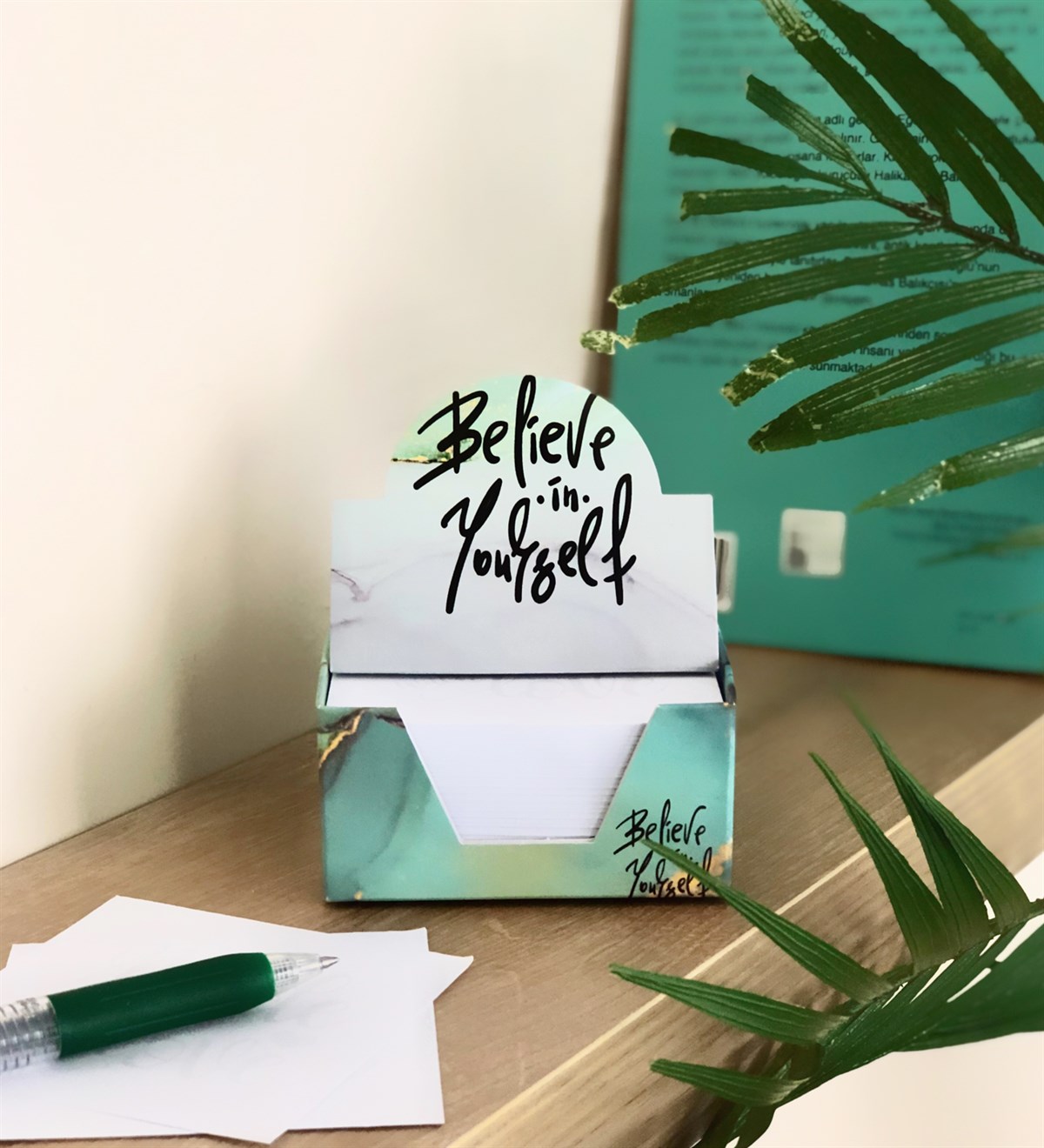 Believe Tasarımlı NotlukGiftmodaBelieve-Notluk