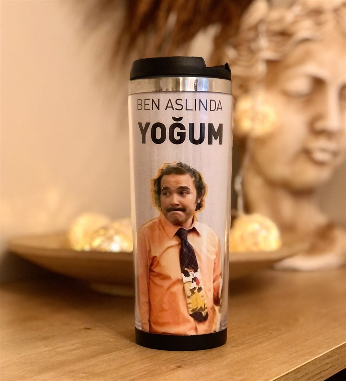 Ben Aslında Yoğum Tasarımlı 400 Ml Mug BardakGiftmodaGmmg100069	
