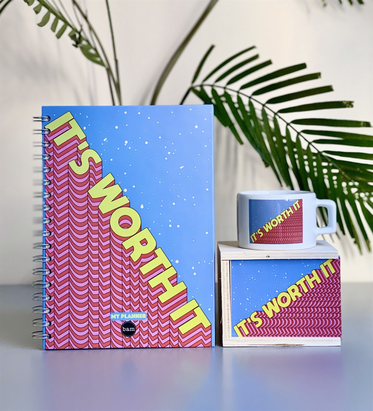 Buna Değer Tasarımlı Konuşan Ajanda Ve Kutulu Kupa Hediye SetiGiftmodaGmhs100397