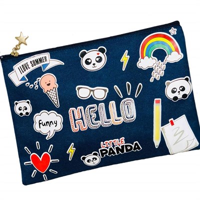 Çalışkan Panda Kumaş Çanta