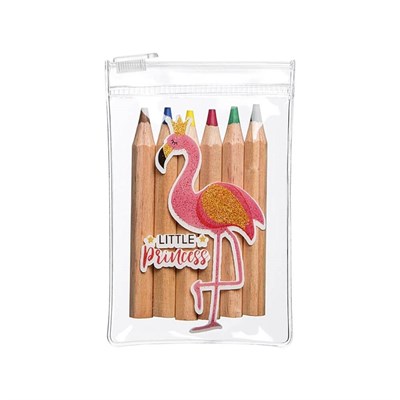 Çantalı Jumbo Kuru Boya Seti Flamingo